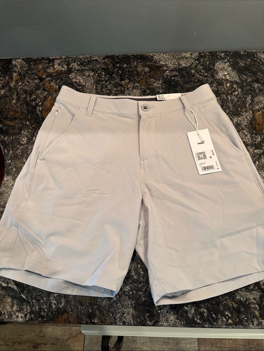 Puma Ash Gray Men's Hybrid Shorts